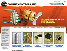 Tablet Screenshot of conantcontrols.com